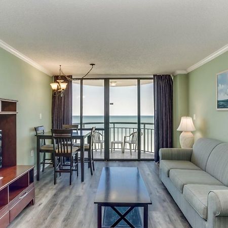 Oceanfront Condo W Balcony King Bed Meridian Plaza Myrtle Beach Exteriör bild