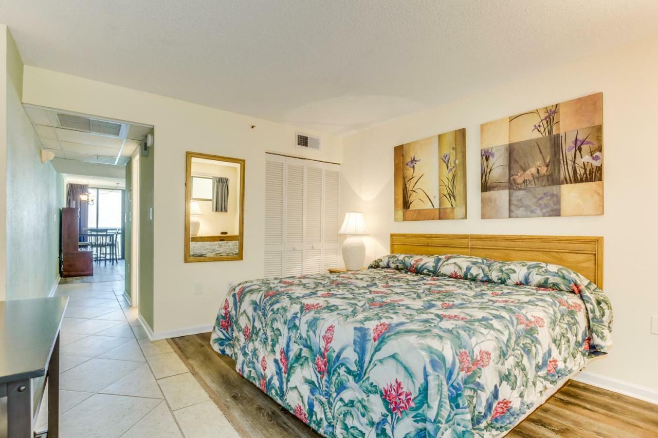 Oceanfront Condo W Balcony King Bed Meridian Plaza Myrtle Beach Exteriör bild