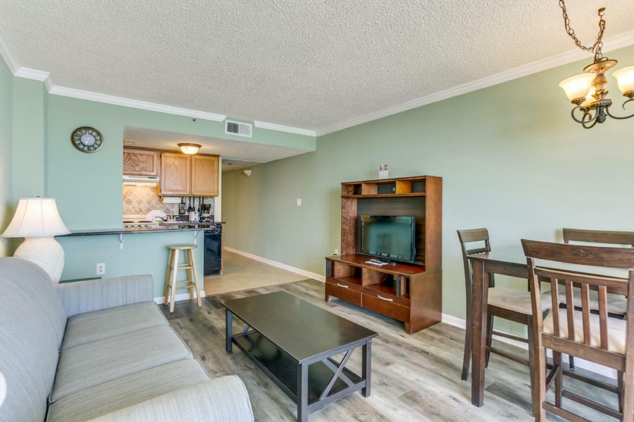 Oceanfront Condo W Balcony King Bed Meridian Plaza Myrtle Beach Exteriör bild
